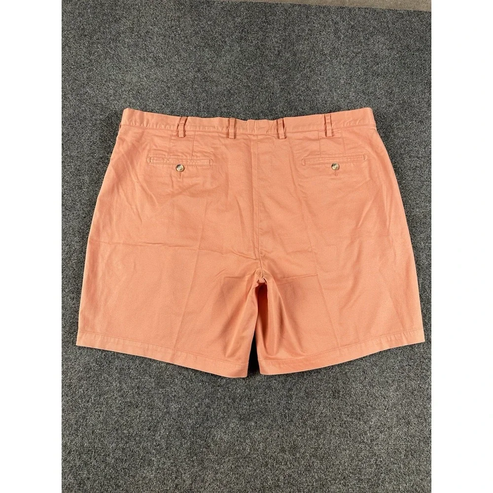 Peter Millar Pilot Twill Shorts 44 Mens Pima Twill Salmon Orange MS23B05